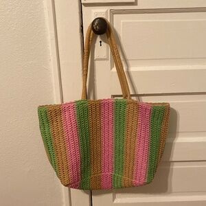 Striped Beach Tote